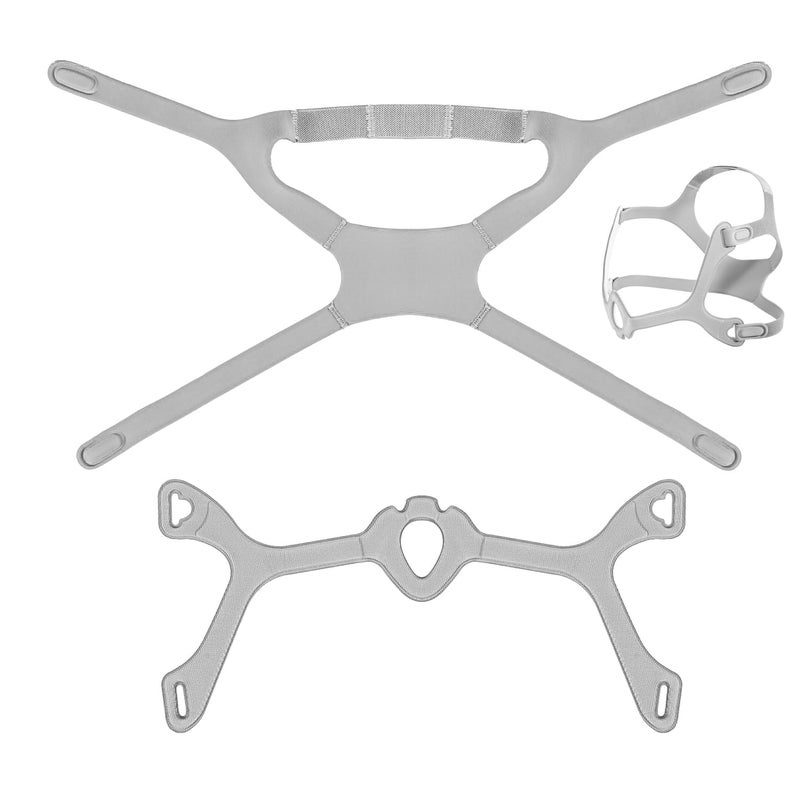 Babyfond Babyfond 2pcs Headgear and Fabric Frame for Wisp Cpap Mask Adjustable Wisp Cpap Headgear StrapCpap WISP Headgear and Frame Replacement for WISP Nasal Mask Standard Size Headgear Frame