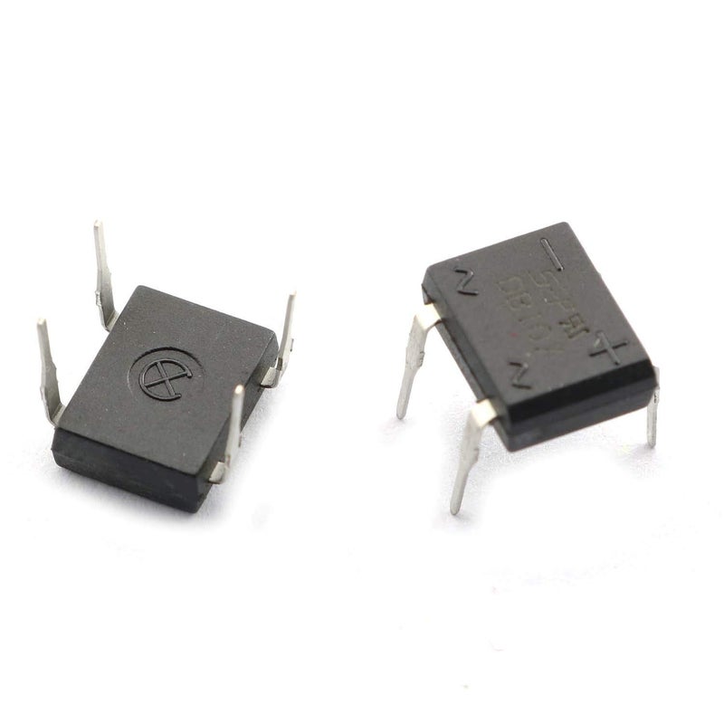 Tegg DB107 Bridge Rectifier 10PCS Electronic Silicon Diodes 1A 1000V 4-Pin Single Phase Diode Rectifier Bridge_AB - Image 2