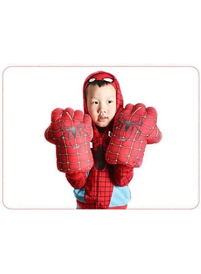2-Piece Plush Spider Man Gloves Set - Image 3