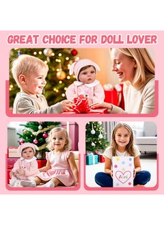 Aori Aori Reborn Baby Dolls - Lifelike Girl Doll, Realistic Newborn Baby Doll with Feeding Toy, Gift Set for Kids 3+  - Image 3