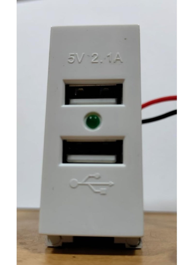 USB socket with 2 ports design from Sanchi