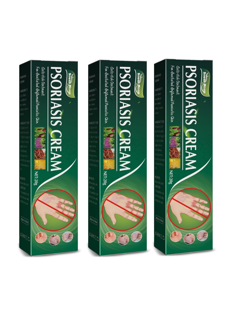 ساوث مون 3 عبوات من كريم إصلاح سعفة القدمين، لتخفيف حكة الجلد، وإصلاح وتخفيف الحكة 50 جرامًا*3 - Image 1
