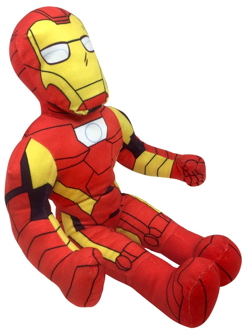 Jay Franco Marvel Super Hero Adventures Toddler Iron Man Plush Stuffed Pillow Buddy - Super Soft Polyester Microfiber  20 inch (Official Marvel Product)  - Image 3