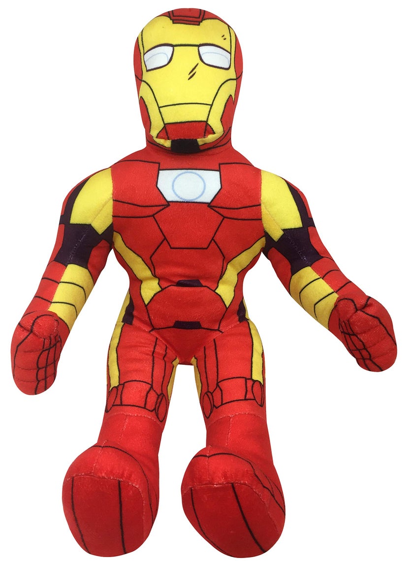Jay Franco Marvel Super Hero Adventures Toddler Iron Man Plush Stuffed Pillow Buddy - Super Soft Polyester Microfiber  20 inch (Official Marvel Product)  - Image 2