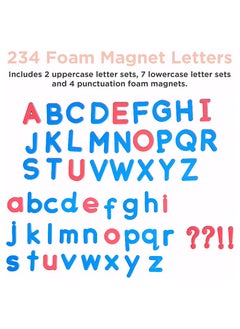Generic Magnetic Foam Letters for Kids, Classroom Alphabet Letters Kit 234 Pcs with CVC Cards, Classic ABC Board Magnets for Preschool Learning Spelling  - Image 3
