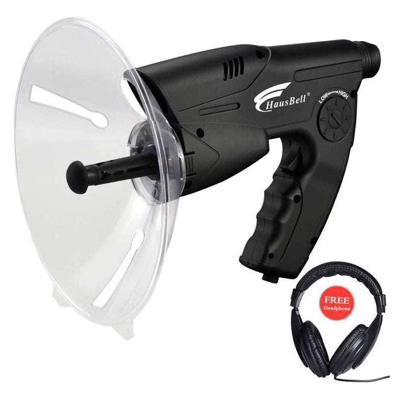 HAUSBELL Parabolic Listening Device for Kids – Bionic Ear Electronic Nature Explorer, 8x Monocular, Adjustable Volume, Includes Headphone, Fun Outdoor Nature Sound Observation Tool, Ideal for Ages 5-9 - Image 1