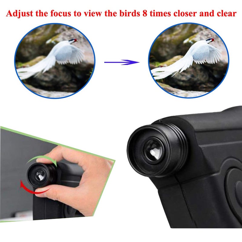 HAUSBELL Parabolic Listening Device for Kids – Bionic Ear Electronic Nature Explorer, 8x Monocular, Adjustable Volume, Includes Headphone, Fun Outdoor Nature Sound Observation Tool, Ideal for Ages 5-9 - Image 5