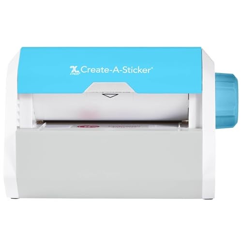 Xyron Create-a-Sticker, 5" Sticker and Label Maker Machine for Small Business and DIY Crafts, Includes Permanent Adhesive, Pre-Loaded (0501-05-10A) - Image 1