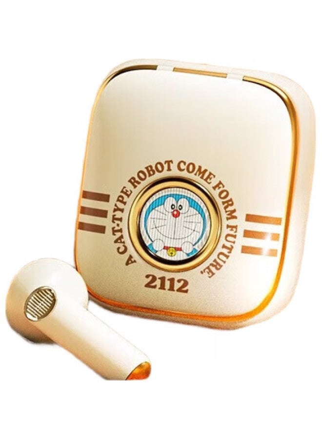 Rock Doraemon Bluetooth Earphones, Semi-In Wireless, Ultra-Long Battery Life, High-Power Sound Quality, Call Noise Reduction, Cute And Compact, Valentine'S Day And Birthday Gift For Boyfriend Or Girlfriend - Image 2