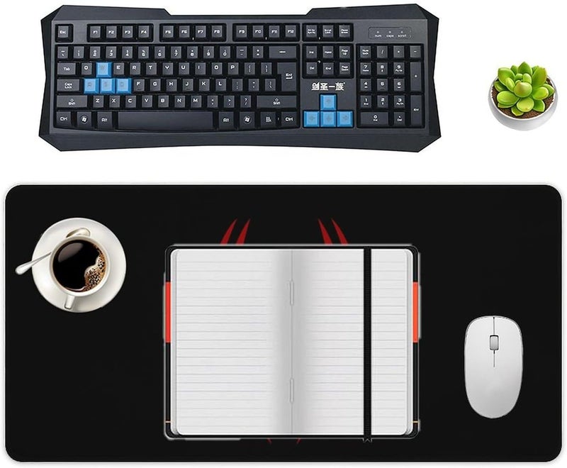 Keebik Gaming Mouse Pad, Spider Black Pattern Mouse Pad 11.8x23.6Inch Large Extended Computer Mouse Mat Keyboard Full Desk Mousepad for Gaming, Office, Home - Image 4