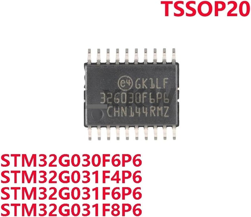 STM32G030F6P6 STM32G031F6P6 STM32G031F8P6 Microcontroller 5 Piece Set TSSOP20 Package - Image 3