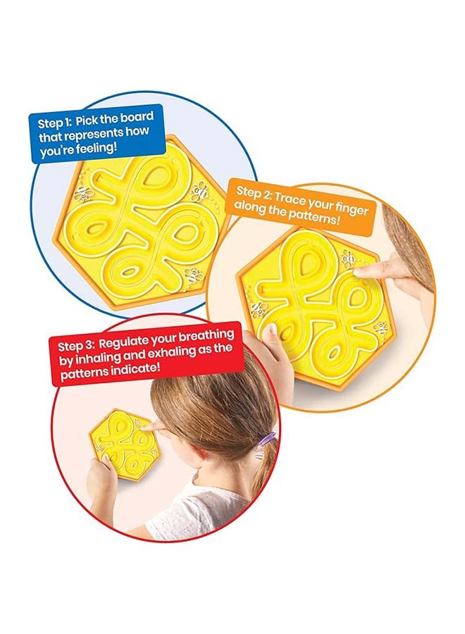 Learning Resources Mindful Maze Garden Pack (3-Piece Set, Double-Sided Breathing Boards, Ages 3+) - Image 3