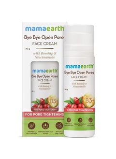 Mamaearth MAMAEARTH Bye Bye Open Pores Face Cream Face Moisturizer For Pore Tightening with Rosehip & Niacinamide 30 g (Pack of 1)  - Image 3