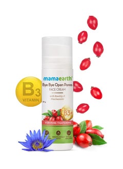 Mamaearth MAMAEARTH Bye Bye Open Pores Face Cream Face Moisturizer For Pore Tightening with Rosehip & Niacinamide 30 g (Pack of 1)  - Image 2