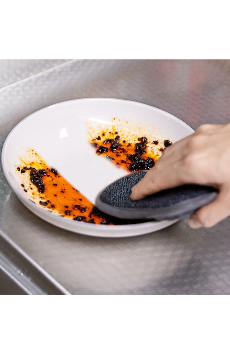 Hoasis 6-Pack Reusable Washing Up Sponge, Non-Scratch, Dual-Sided Kitchen and Bathroom cleaning products, 15x9cm Eco-Friendly, Long-Lasting Dish and Multi-surface Pads Cleaners - Image 4