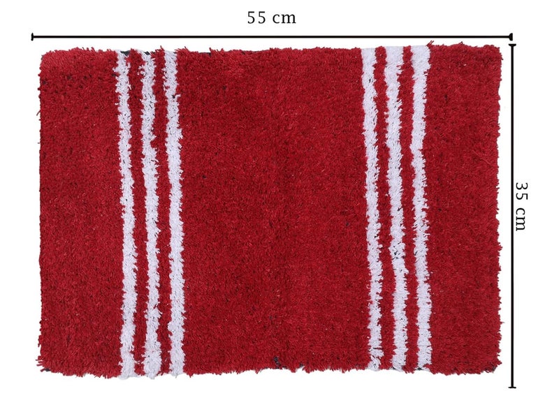 AAZEEM Absorbent Door Mat for Indoor Entrancex Non Slip Mat for Front Door Entryway, Soft Cotton Home. Hotel Balcony Floor Carpet, Floor Mats for Home, KitchenFloor Door Mat |Pack of 4 -(55x35cm) - Image 3