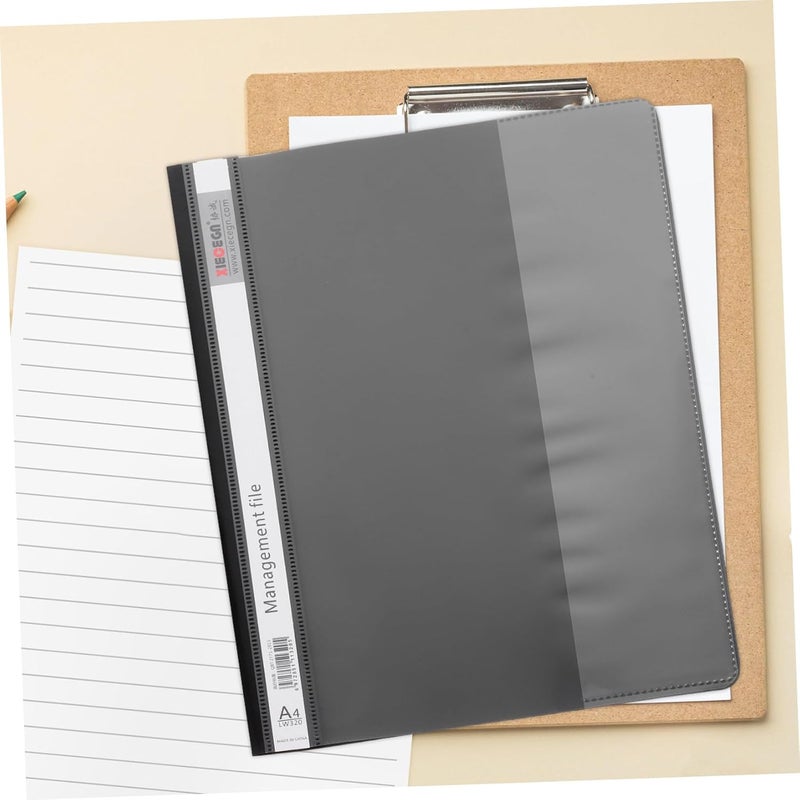 Gadpiparty 12pcs Transparent File Folders for Document Organization Reusable Stylish Design for Home Office and School Use - Image 5