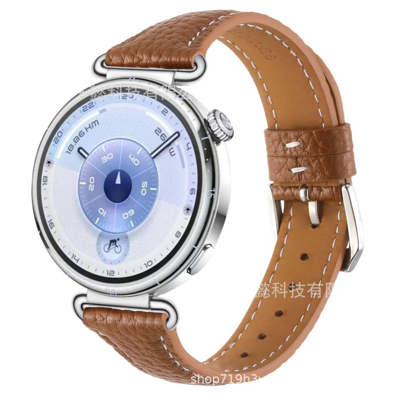 Leather Smartwatch Band for daily smartwatch wear and replacement strap Home Use Travel Use Outdoor Use Portable Use Routine Use Personal Use - Image 4