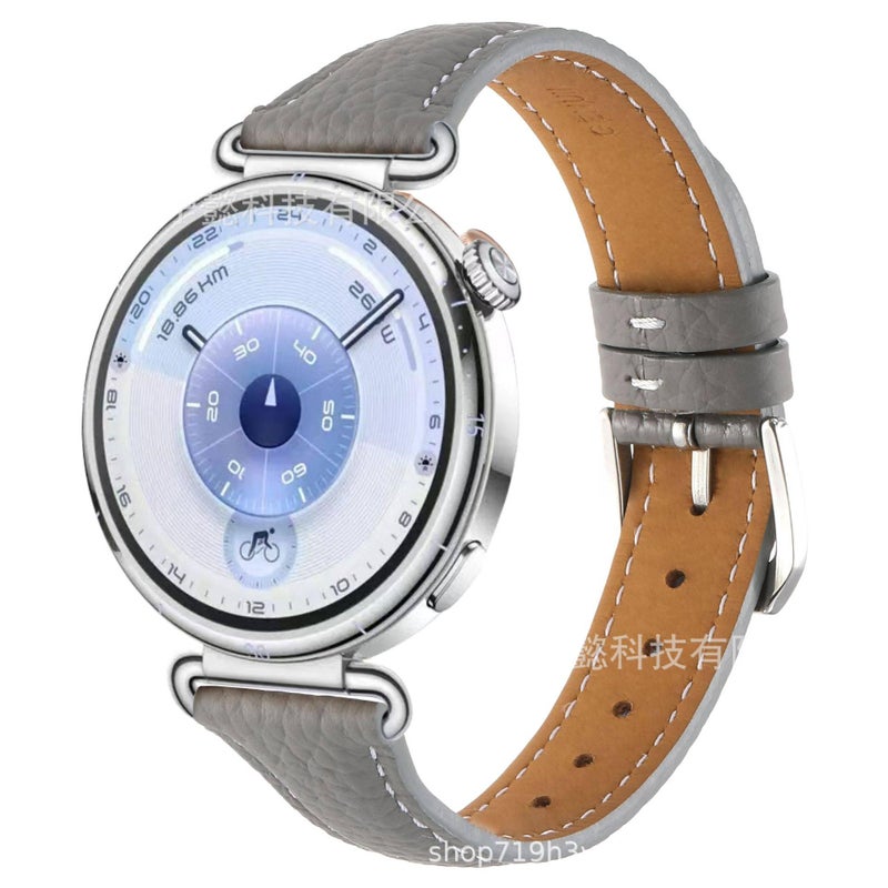 Leather Smartwatch Band for daily smartwatch wear and replacement strap Home Use Travel Use Outdoor Use Portable Use Routine Use Personal Use - Image 3