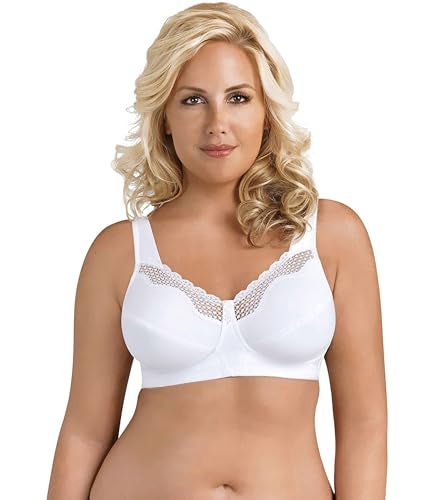 Exquisite Form Womens 5100535 Bra, White, 38D US - Image 1