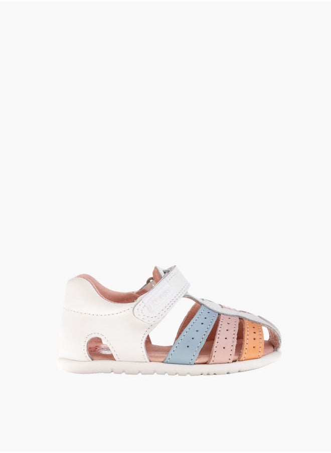 Pablosky Girls Strap Sandals With Hook And Loop Closure  - Image 1