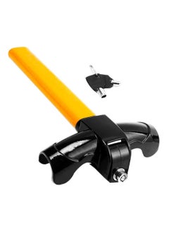 Generic Universal Steering Wheel Lock, Anti-Theft Secure Car Lock, Adjustable Length Double Hook Retractable Theft Prevention, Universal Car Steering Wheel Lock, Heavy Duty Anti-Theft Steering Wheel Lock  - Image 1