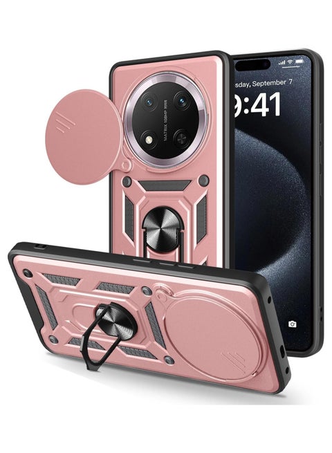 Shield Full Protection Case With Metal Ring &Slide Camera Cover For honor x9c cover