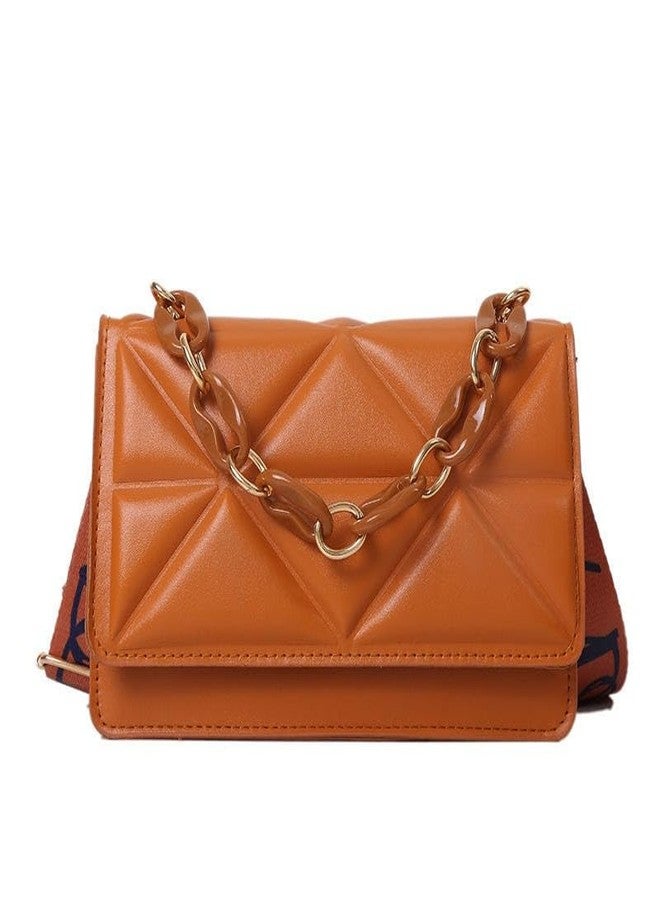junelux AH Designer Bolsos Shoulder Mini Small Little Hand Bags Sac Saddle Handbags for Girls Ladies Purses and Crossbody (Brown) - Image 1