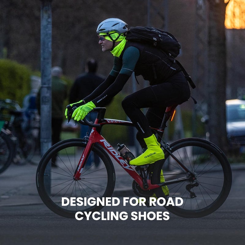 GripGrab Ride Waterproof Road Bike Cycling Overshoes Thin Windproof Adjustable Bicycle Rain Protection Shoe Covers - Image 4