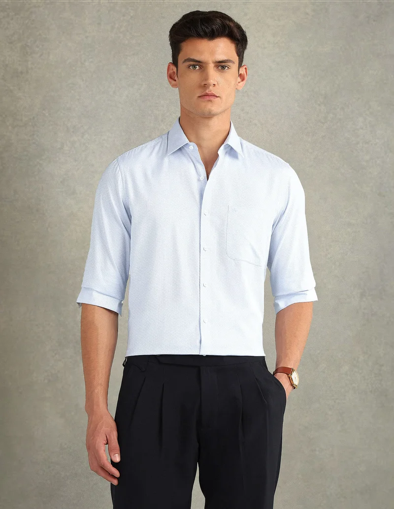 Arrow Italian Elegance Dobby Regular Fit Shirt