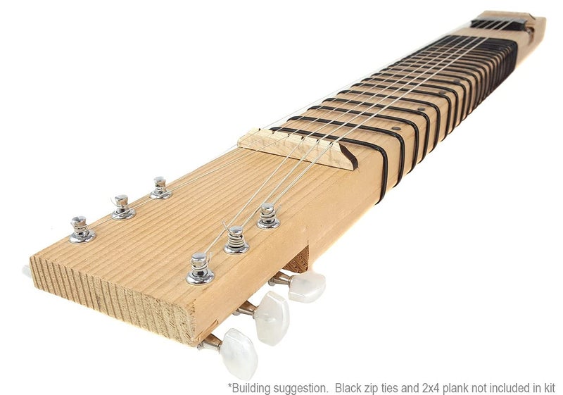 C. B. Gitty 2x4 Lap Steel Guitar Kit - the DIY Slide Guitar - You supply the 2x4! - Image 1