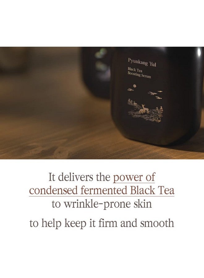 Pyunkang Yul Black Tea Boosting Serum 45Ml Korean Best Antiaging Serum For Dark Spots Fine Lines And Wrinkles Skin Brightening Peptides And Niacinamide - Image 4