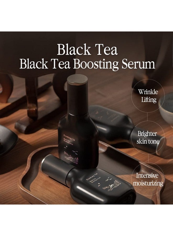 Pyunkang Yul Black Tea Boosting Serum 45Ml Korean Best Antiaging Serum For Dark Spots Fine Lines And Wrinkles Skin Brightening Peptides And Niacinamide - Image 3