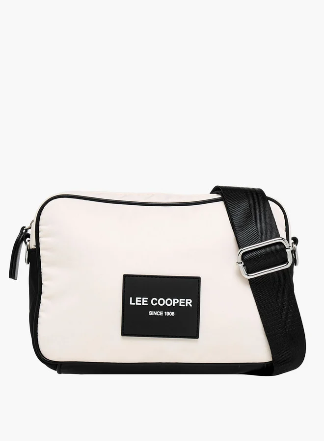 لي كوبر Colourblock Crossbody Bag with Zip Closure