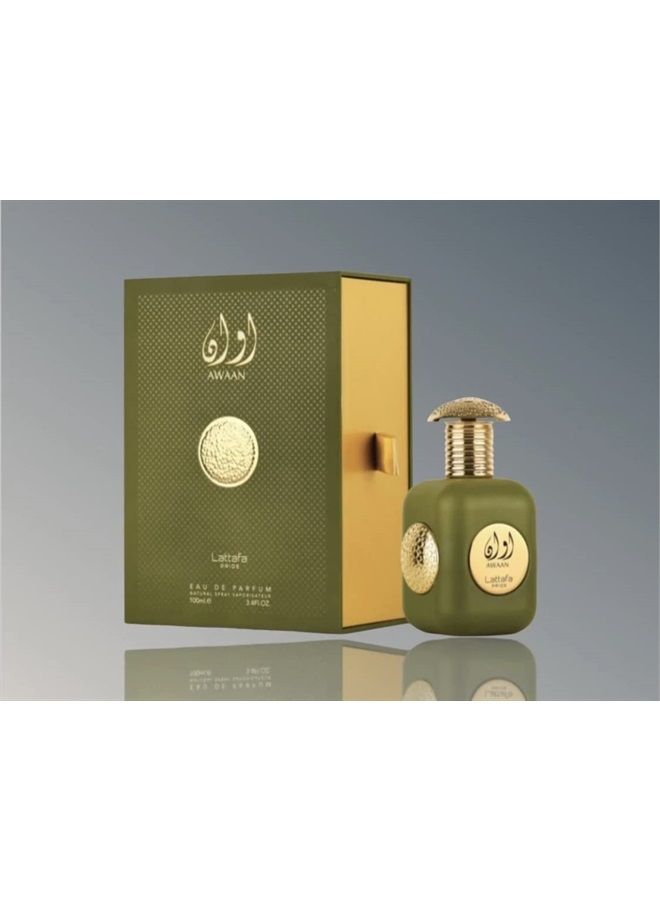 Lattafa Awaan Gold Eau De Parfum Spray for Unisex, 3.4 Ounce - Image 4