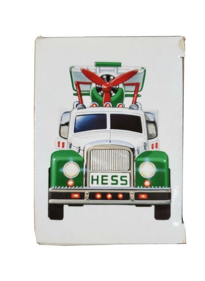 Hess Hess 2002 Truck and Airplane White in Color  - Image 4