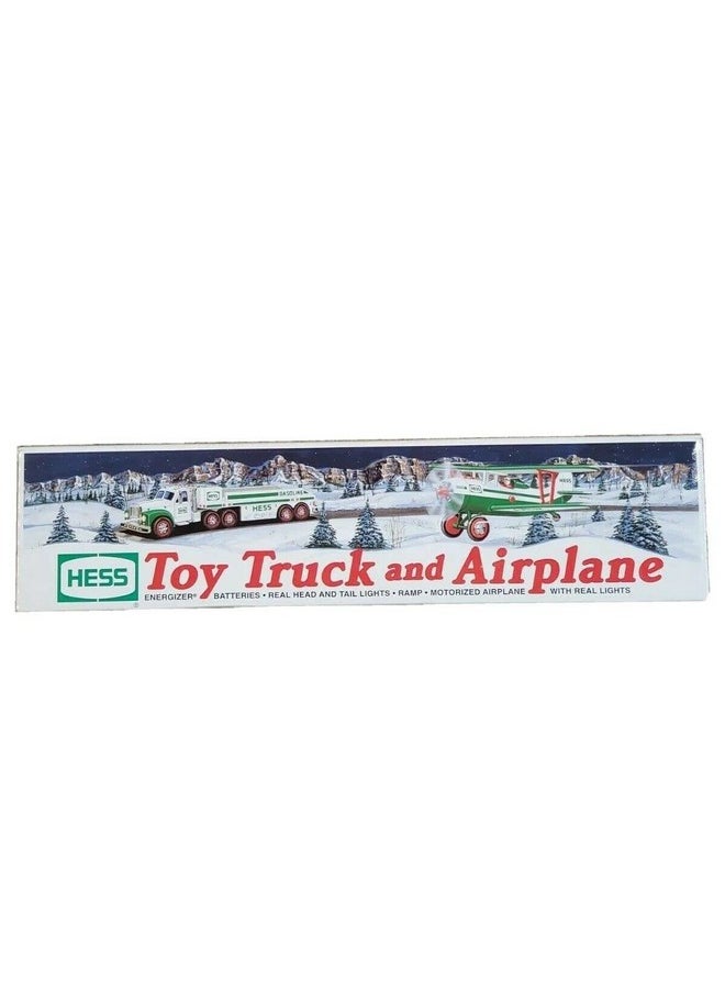 Hess Hess 2002 Truck and Airplane White in Color  - Image 2