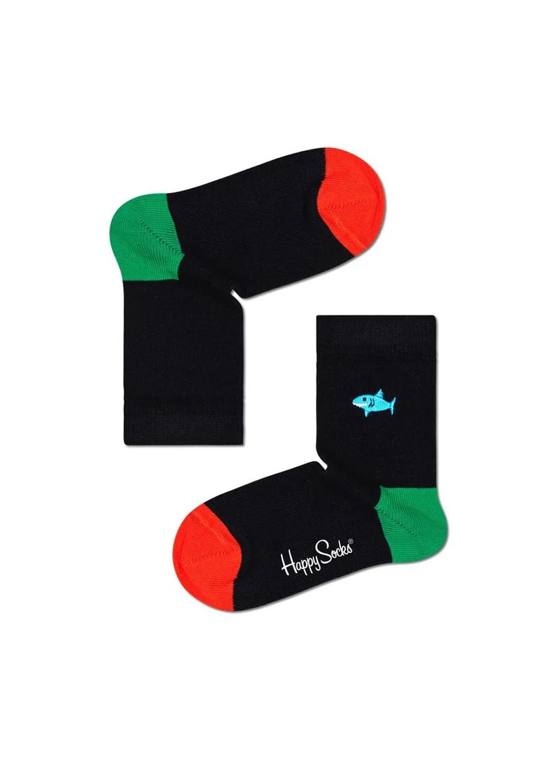 هابي سوكس KIDS SHARK EMBRIDERY SOCK