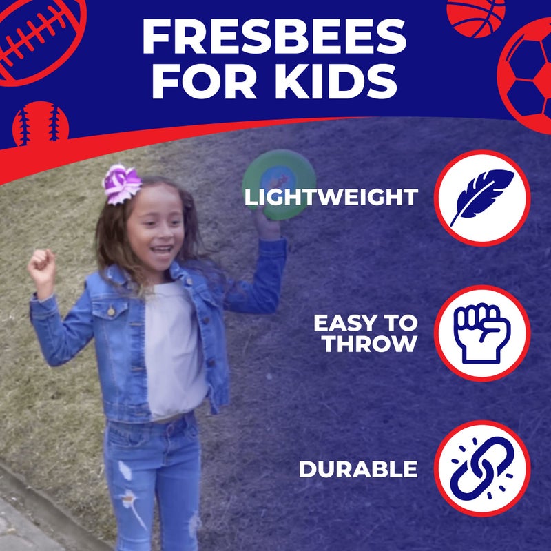 Toysery Foam Sports Balls Toddler Toys Set with Carry Bag - Includes Football, Soccer Ball, Tennis Ball, Basketball, Baseball, Kickball, & 3 Fresbee Discs - Soft Balls for Kids and Toddlers Ages 1-3 - Image 3