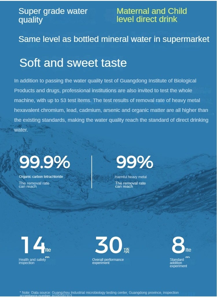 NetAngel - High-end Desktop Direct Drinking Water Purifier Tap Water Filtration Fully Automatic Water Inlet Purification Integrated Machine Instant Hot Adjustable Temperature Pure Water Drinking Machine for Home and Office Use Pure Water Machine with RO Reverse Osmosis UV Sterilization System - Image 1