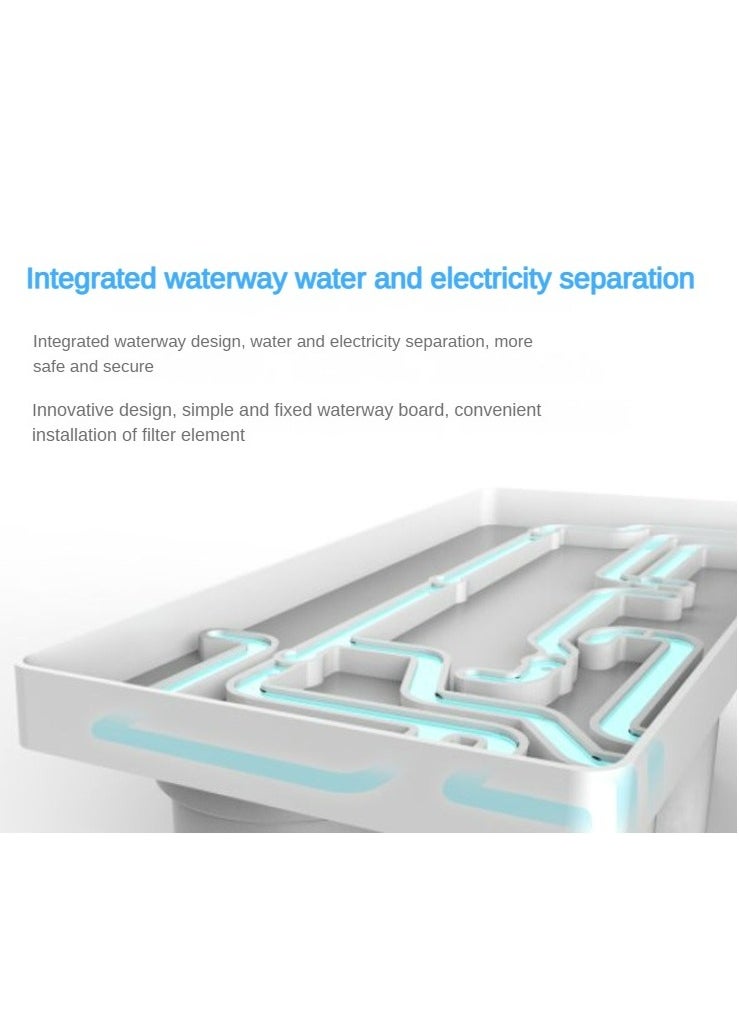 NetAngel - High-end Desktop Direct Drinking Water Purifier Tap Water Filtration Fully Automatic Water Inlet Purification Integrated Machine Instant Hot Adjustable Temperature Pure Water Drinking Machine for Home and Office Use Pure Water Machine with RO Reverse Osmosis UV Sterilization System - Image 1