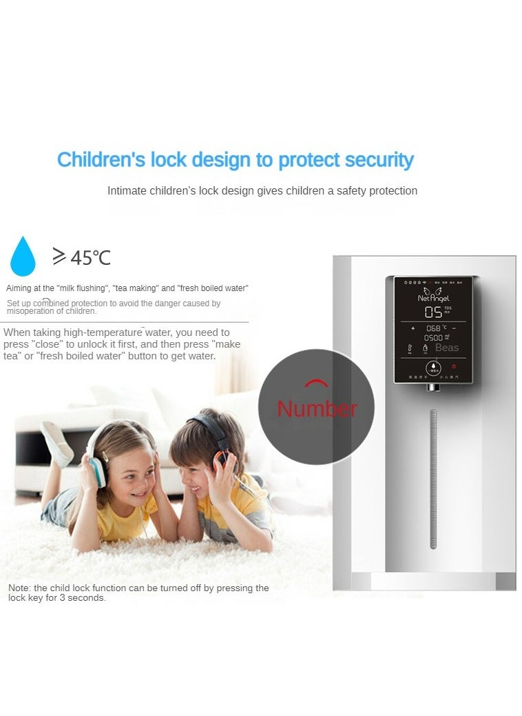 NetAngel - High-end Desktop Direct Drinking Water Purifier Tap Water Filtration Fully Automatic Water Inlet Purification Integrated Machine Instant Hot Adjustable Temperature Pure Water Drinking Machine for Home and Office Use Pure Water Machine with RO Reverse Osmosis UV Sterilization System - Image 1