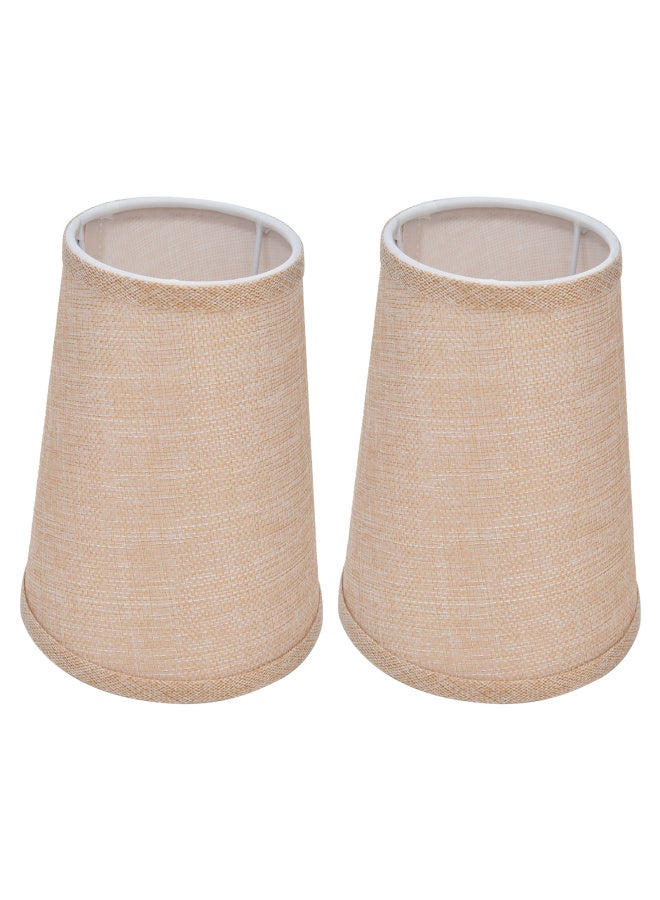 2Pcs Modern Lampshade Home European Style E14 Lamp Shade for Table Lamps Floor Lamps Chandeliers - Image 2