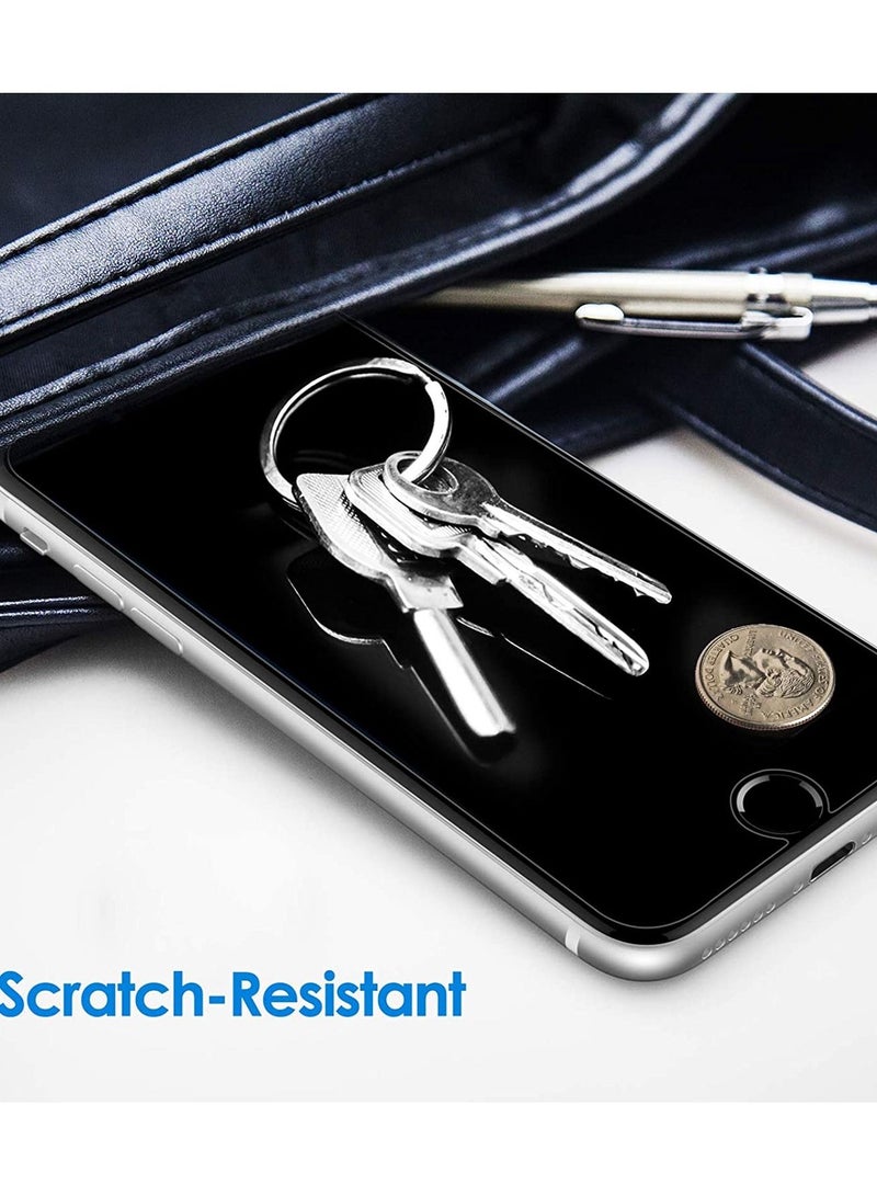 جي تيك واقي شاشة JETech لهاتف iPhone SE 3/2 (إصدار 2022/2020) ، 4.7 بوصة ، فيلم زجاجي مقوى ، 3 عبوات - Image 5