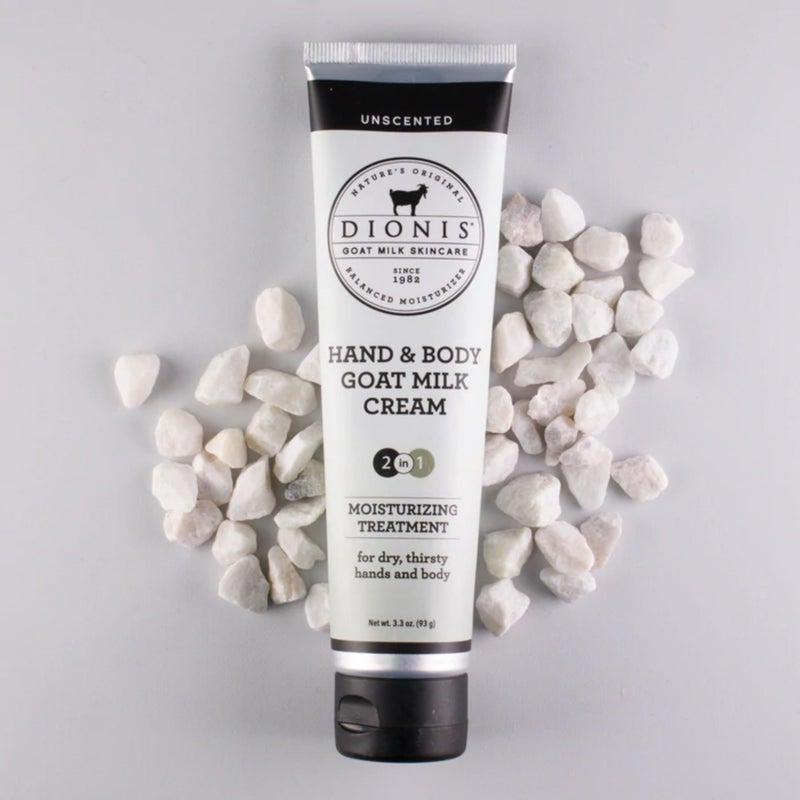 Dionis Goat Milk Skincare 3.3 oz Unscented Hand & Body Cream â€“ Travel Size Hand Lotion for Hydrating & Moisturizing Dry Skin, Fragrance Free, Cruelty-Free, Made in USA, Paraben-Free - Image 4