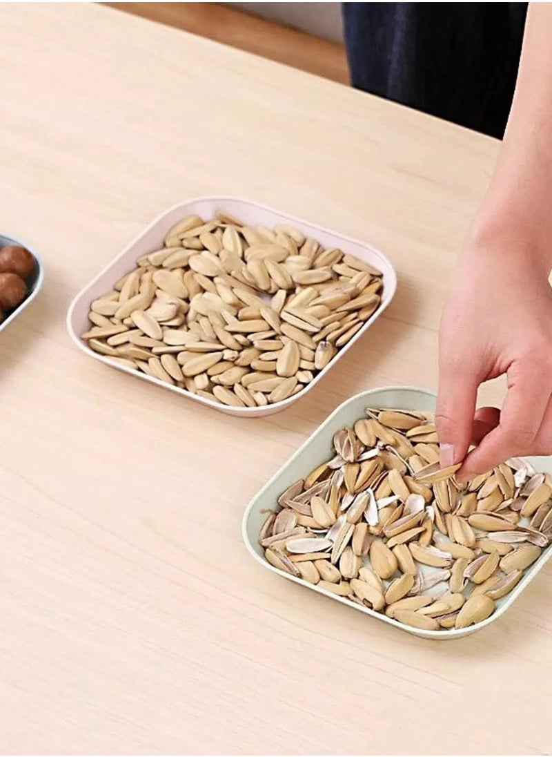 Generic - 3pcs Plain Snack Plate - Image 1