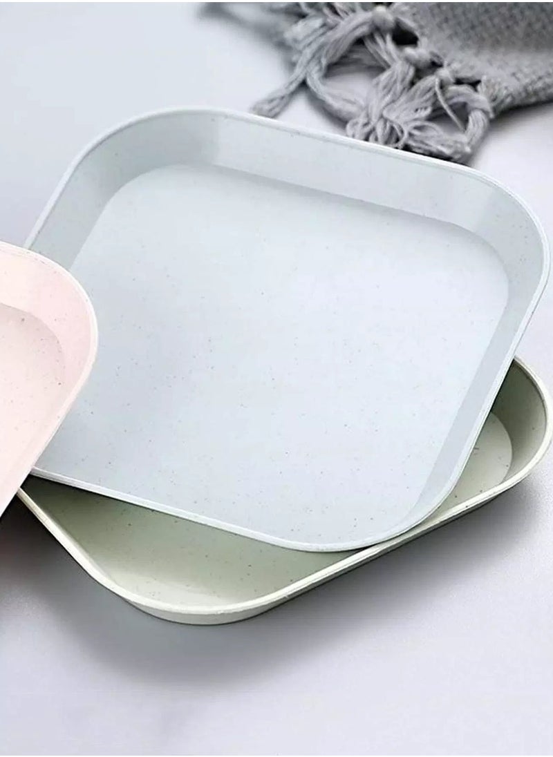 Generic - 3pcs Plain Snack Plate - Image 1