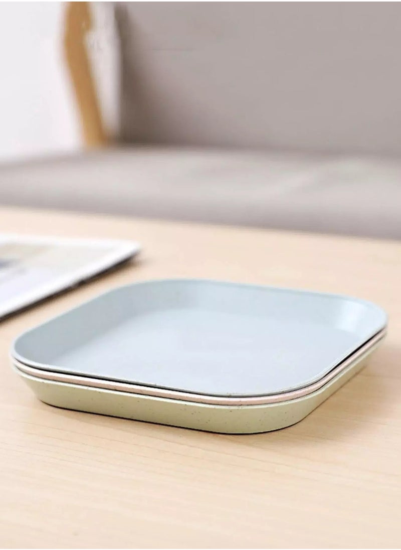 Generic - 3pcs Plain Snack Plate - Image 1