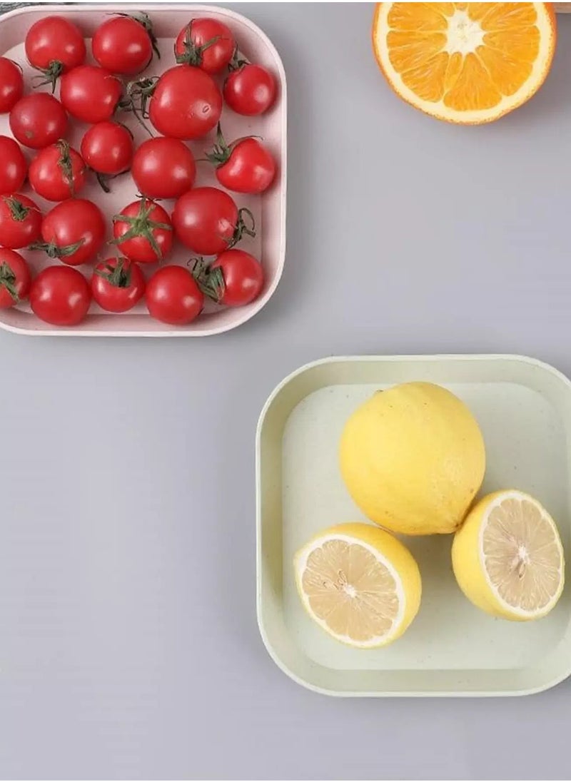 Generic - 3pcs Plain Snack Plate - Image 1