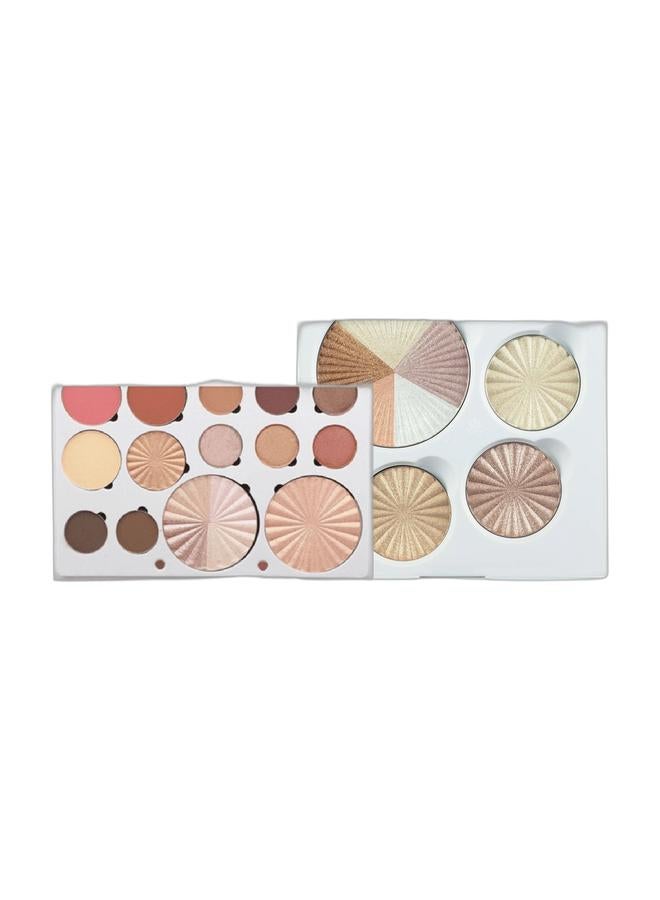 OFRA Pro Palette – Soul Shade - Soul & Glow Up Highlighter Palette Multicolour Bundle - Image 1